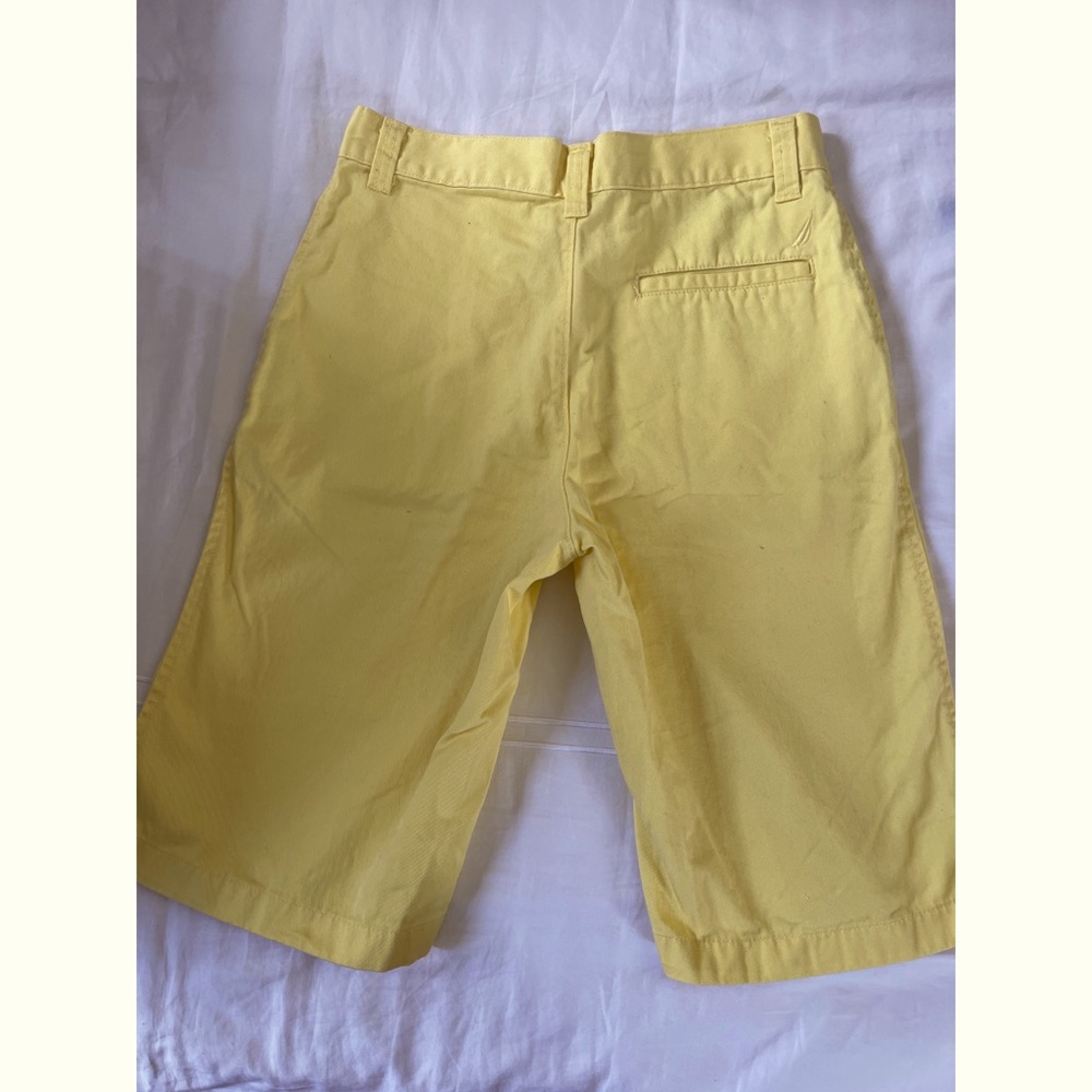 Yellow Boys shorts cotton